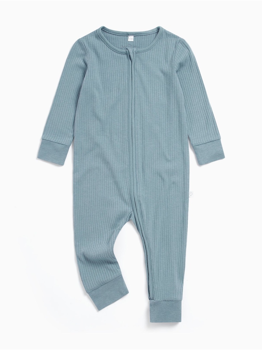 Mori Ribbed Clever Zip Snug Fit Pajamas